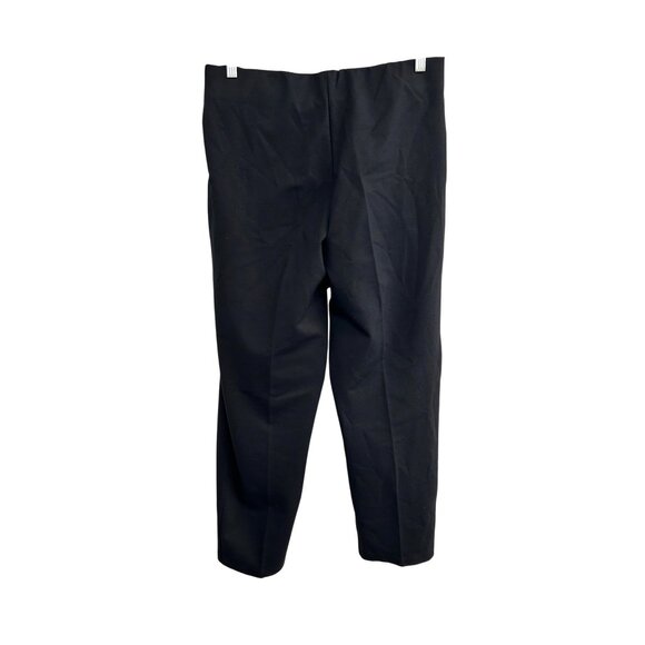 Isabella Bird Womens Black Pleated Stretch Pants SZ Extra Large - Picture 2 of 7